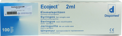 EINMALSPRITZE 2 ml Luer Ecoject