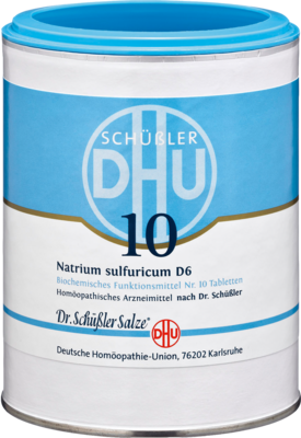 BIOCHEMIE DHU 10 Natrium sulfuricum D 6 Tabletten