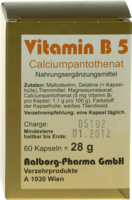 VITAMIN B5 KAPSELN