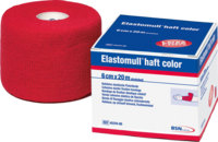 ELASTOMULL haft color 8 cmx20 m Fixierb.rot