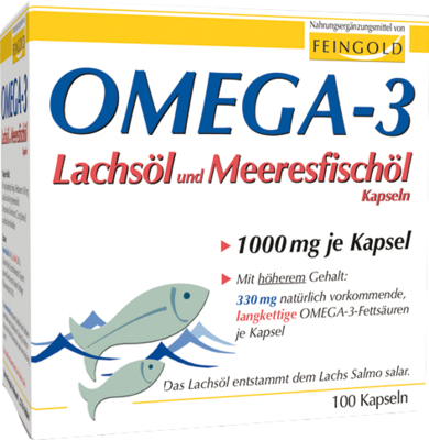 OMEGA-3 LACHSÖL und Meeresfischöl Kapseln