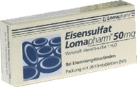 EISENSULFAT Lomapharm 50 mg Filmtabletten