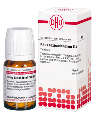 RHUS TOXICODENDRON D 4 Tabletten