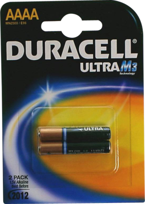 DURACELL Ultra M3 AAAA 1,5 Volt