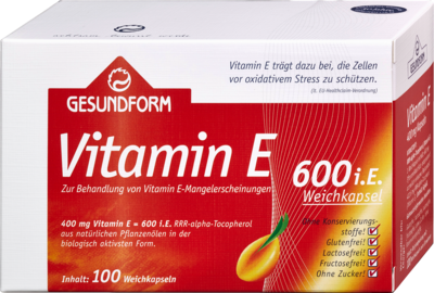 GESUNDFORM Vitamin E 400 mg Kapseln