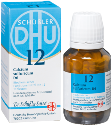 BIOCHEMIE DHU 12 Calcium sulfuricum D 6 Tabletten