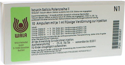 ISCUCIN salicis Potenzreihe II Ampullen