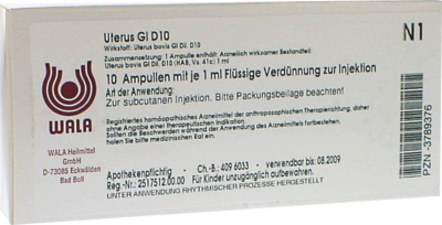 UTERUS GL D 10 Ampullen