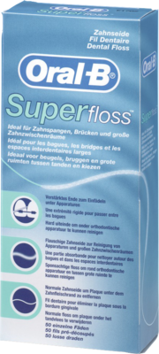 ORAL B Zahnseide Superfloss