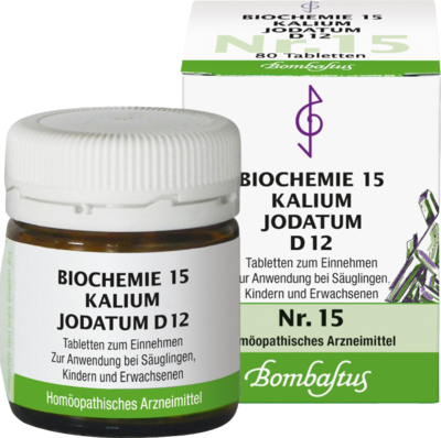 BIOCHEMIE 15 Kalium jodatum D 12 Tabletten