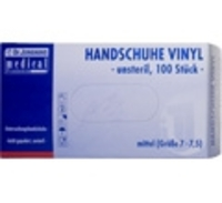 HANDSCHUHE Einmal Vinyl mittel