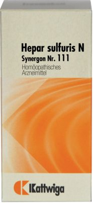 SYNERGON KOMPLEX 111 Hepar sulfuris N Tabletten