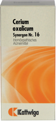 SYNERGON KOMPLEX 16 Cerium oxalicum Tabletten