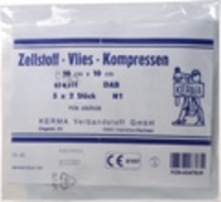 ZELLSTOFF VLIES Kompressen steril 10x10 cm