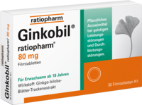 GINKOBIL-ratiopharm 80 mg Filmtabletten