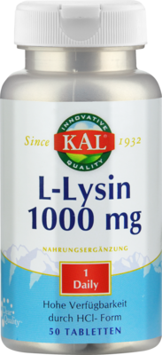 L-LYSIN 1000 mg KAL Tabletten