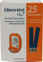 GLUCO TEST Plus Blutzuckerteststreifen