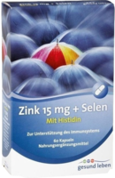 GESUND LEBEN Zink 15 mg+Selen Kapseln