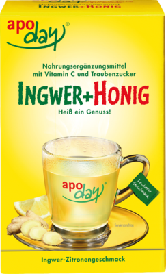 APODAY Ingwer+Honig+Vitamin C Pulver