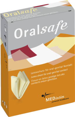 ORAL SAFE Latexschutztuch Vanille