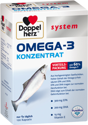 DOPPELHERZ Omega-3 Konzentrat system Kapseln