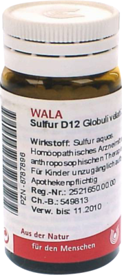 SULFUR D 12 Globuli