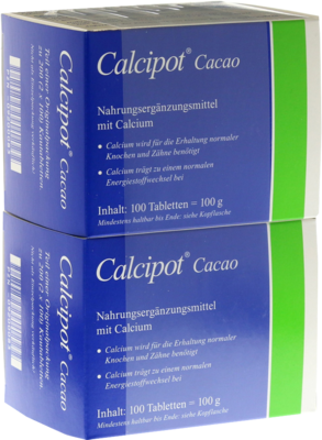 CALCIPOT Cacao Kautabletten