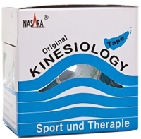 NASARA Kinesiologie Tape 5 cmx5 m blau