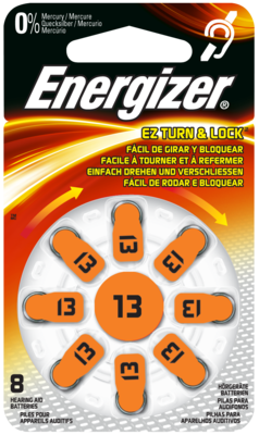 ENERGIZER Hörgerätebatterie 13