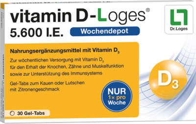 VITAMIN D-LOGES 5.600 I.E. Wochendepot Kautabl.