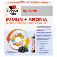 DOPPELHERZ Immun+Aronia system Ampullen