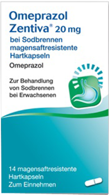 OMEPRAZOL Zentiva 20 mg bei Sodbrennen