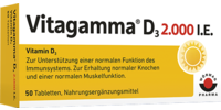 VITAGAMMA D3 2.000 I.E. Vitamin D3 NEM Tabletten