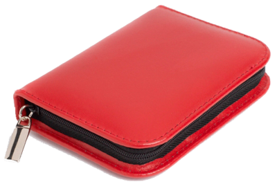 TASCHENAPOTHEKE 32er Rindleder mini 1,5 g Gl.rot