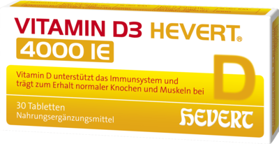 VITAMIN D3 HEVERT 4000 I.E. Tabletten