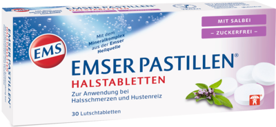 EMSER Pastillen mit Salbei zuckerfrei