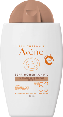 AVENE Mineralisches Sonnenfluid SPF 50+ getönt