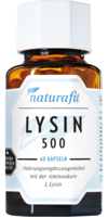 NATURAFIT Lysin 500 Kapseln