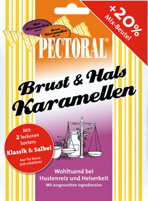 PECTORAL Brust & Hals Karamellen Mix-Beutel