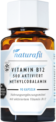 NATURAFIT Vitamin B12 500 µg aktiviert Kapseln