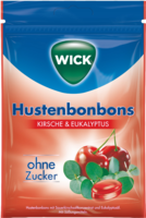 WICK Wildkirsche & Eukalyptus Bonbons o.Zucker Btl