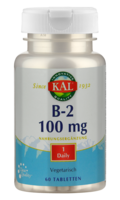 VITAMIN B2 RIBOFLAVIN 100 mg KAL Tabletten