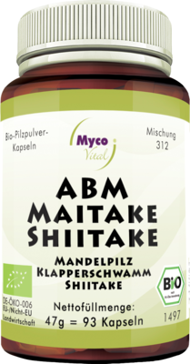 ABM MAITAKE SHIITAKE Pilzpulver-Kapseln Bio