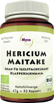 MAITAKE HERICIUM Pilzpulver-Kapseln Bio