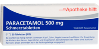 PARACETAMOL 500 mg Die Apotheke hilft Tabletten