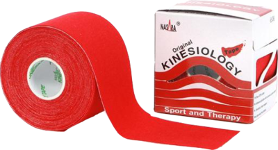 NASARA KINESIOLOGY Kinesiologie Tape 5 cmx5 m rot