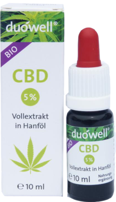 CBD 5% Vollextrakt in Hanföl duowell Tropf.z.Einn.