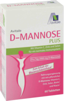 D-MANNOSE PLUS 2000 mg Tabl.m.Vit.u.Mineralstof.