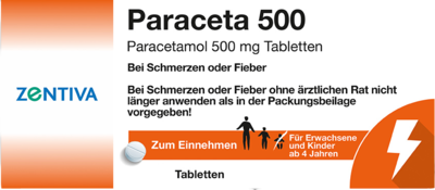 PARACETA 500 Tabletten