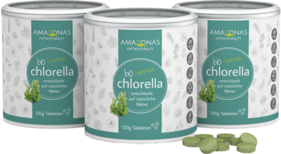 CHLORELLA BIO 100% pur a 400 mg Tabletten vegan